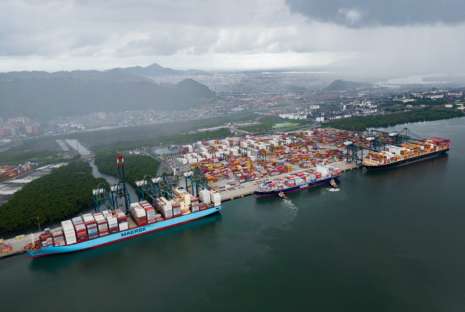 APM Terminals Santos Brasil Terminal Portuário BTP Brasil Terminal Portuário BTP
