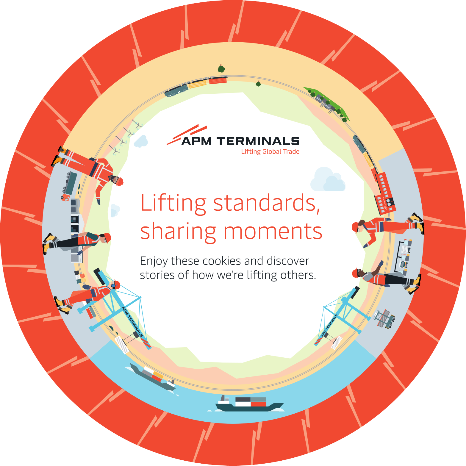 APM Terminals cookie tin 2025