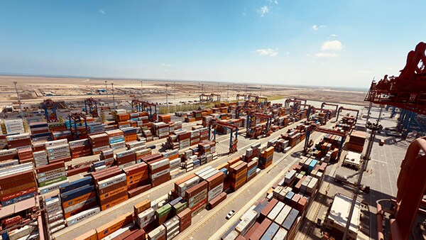 Suez Canal Container Terminal Egypt
