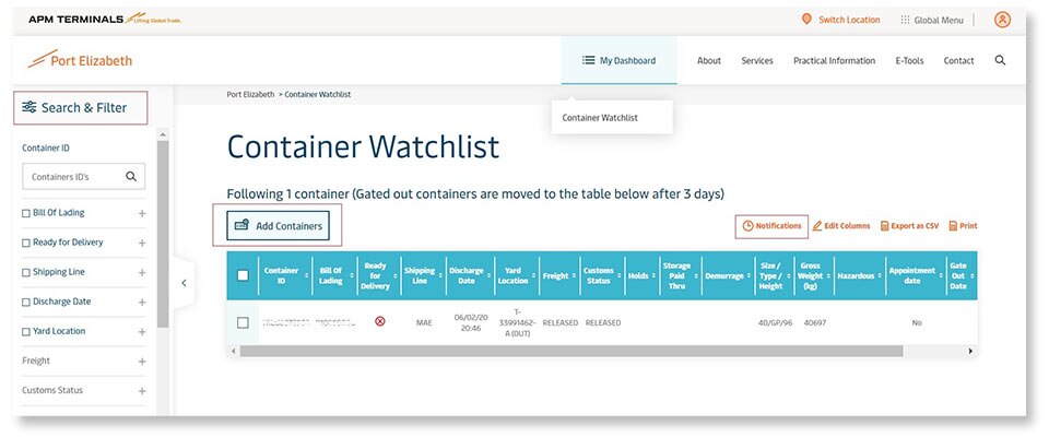 container-notifications