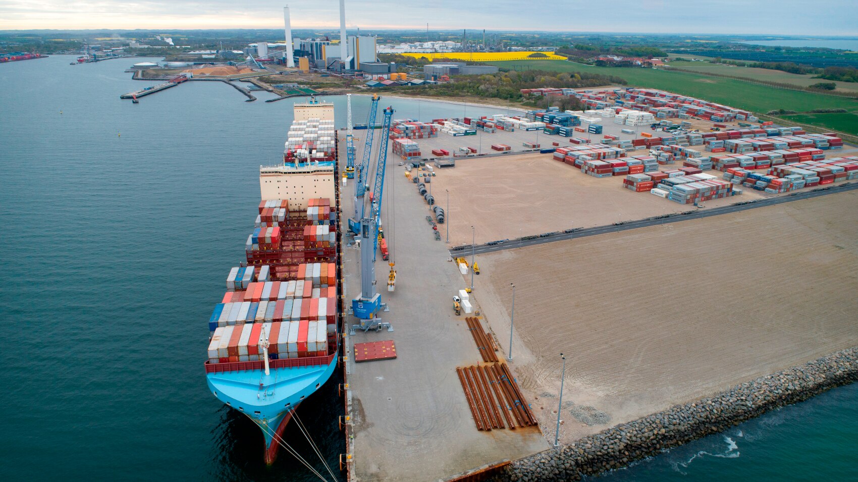 Container Terminal Its APM Terminals extends concession of Kalundborg container terminal and ...