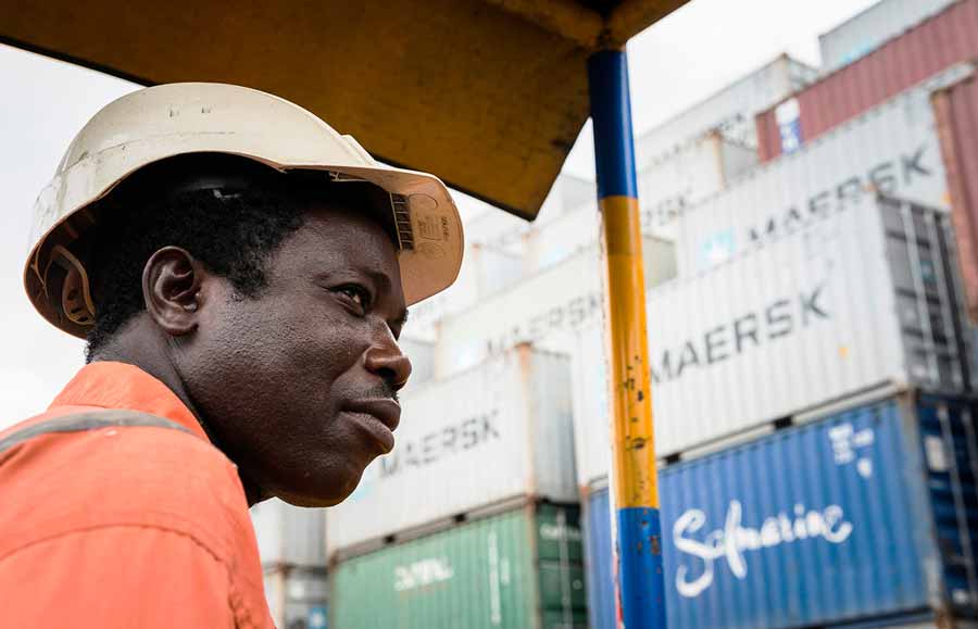 Stevedore at APM Terminals Apapa