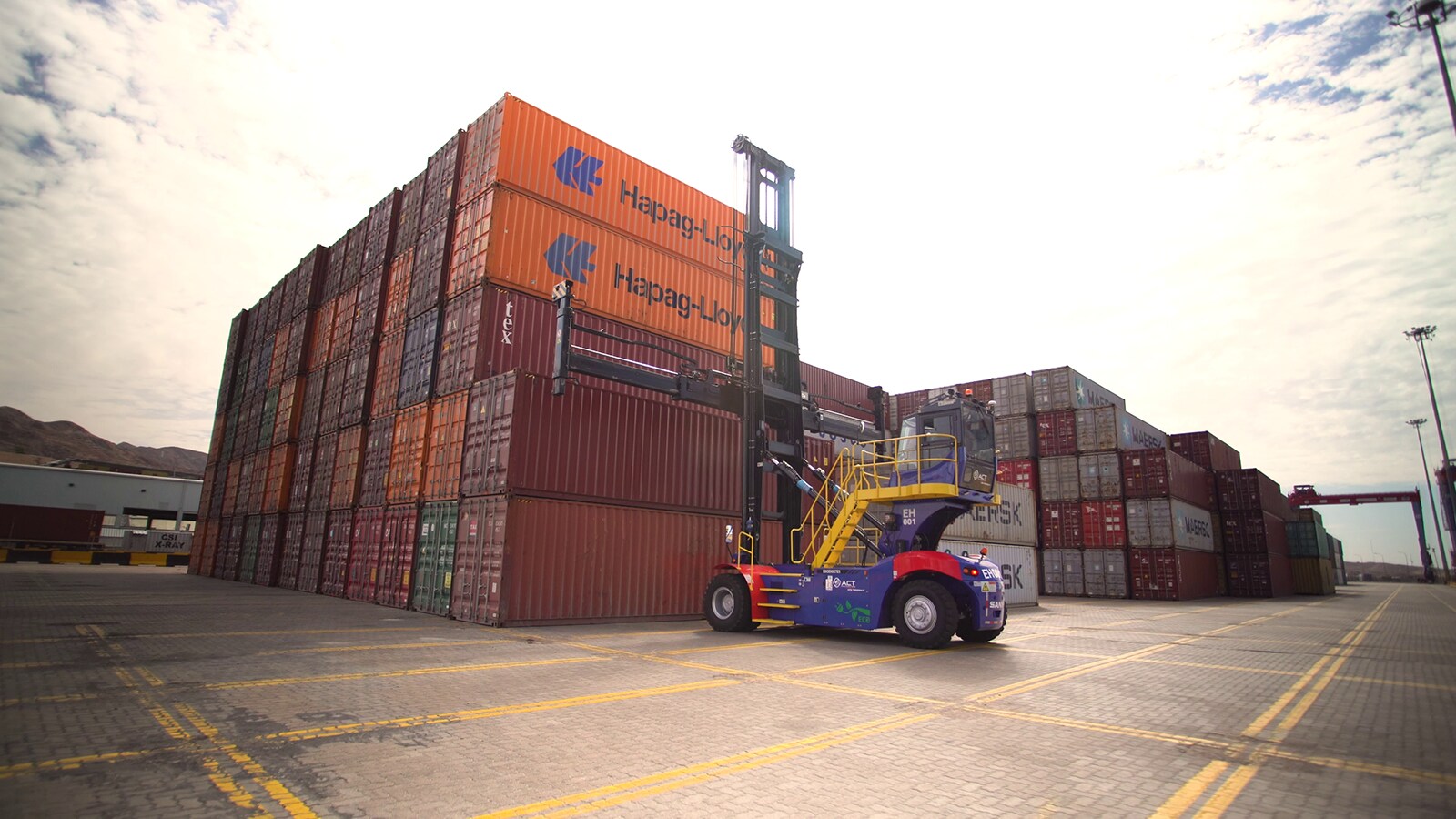 Aqaba Container Terminal Jordan electrification