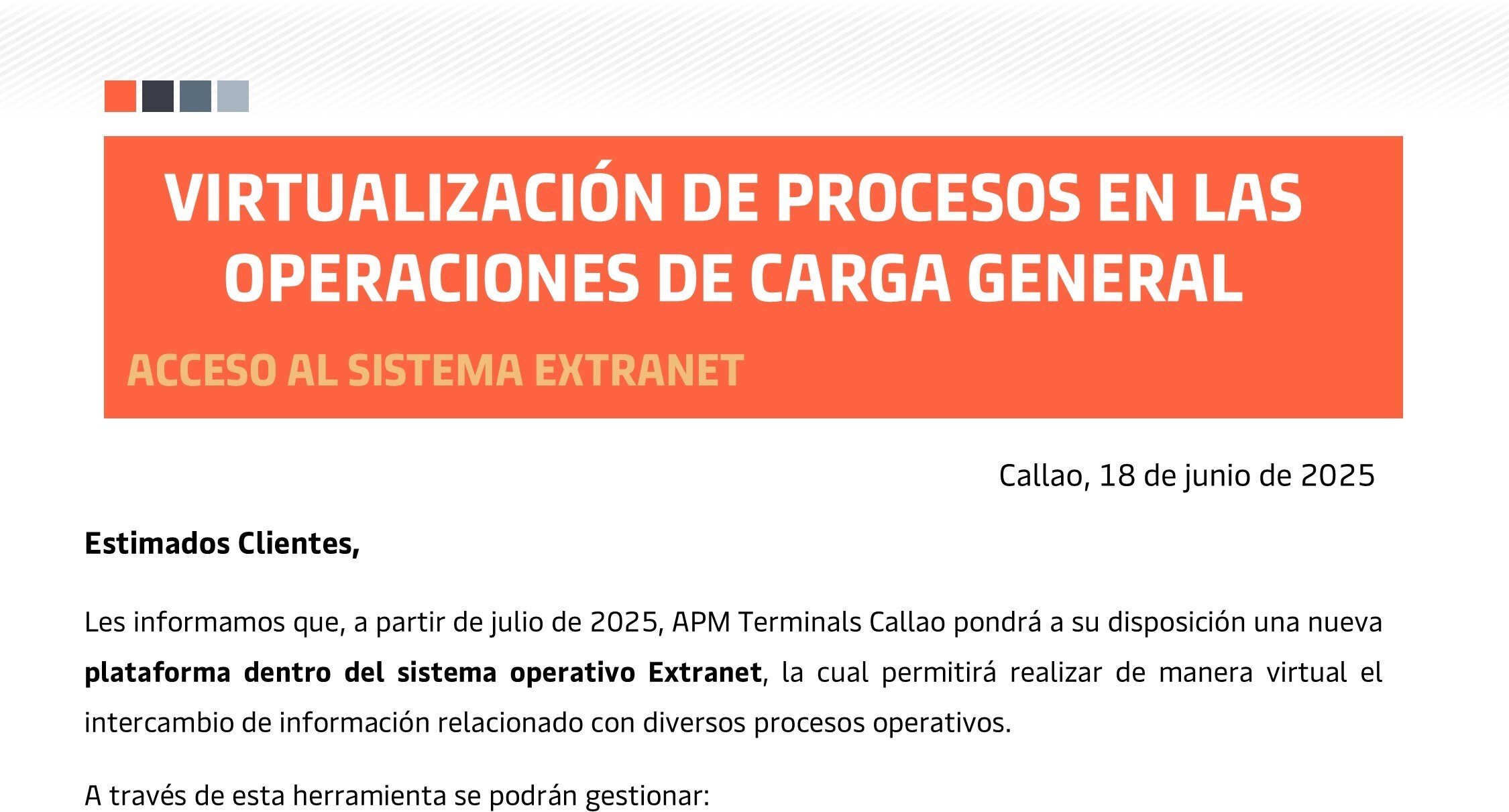 Comunicado Nuevas Platafoma 2025