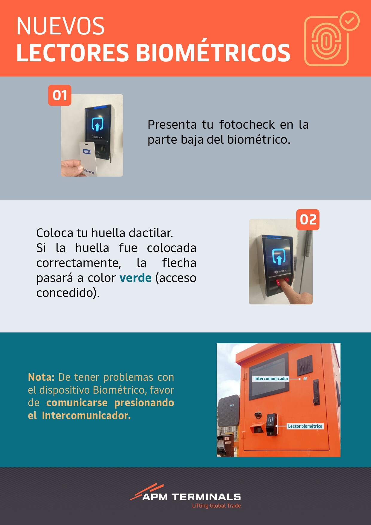 lectores biometricos