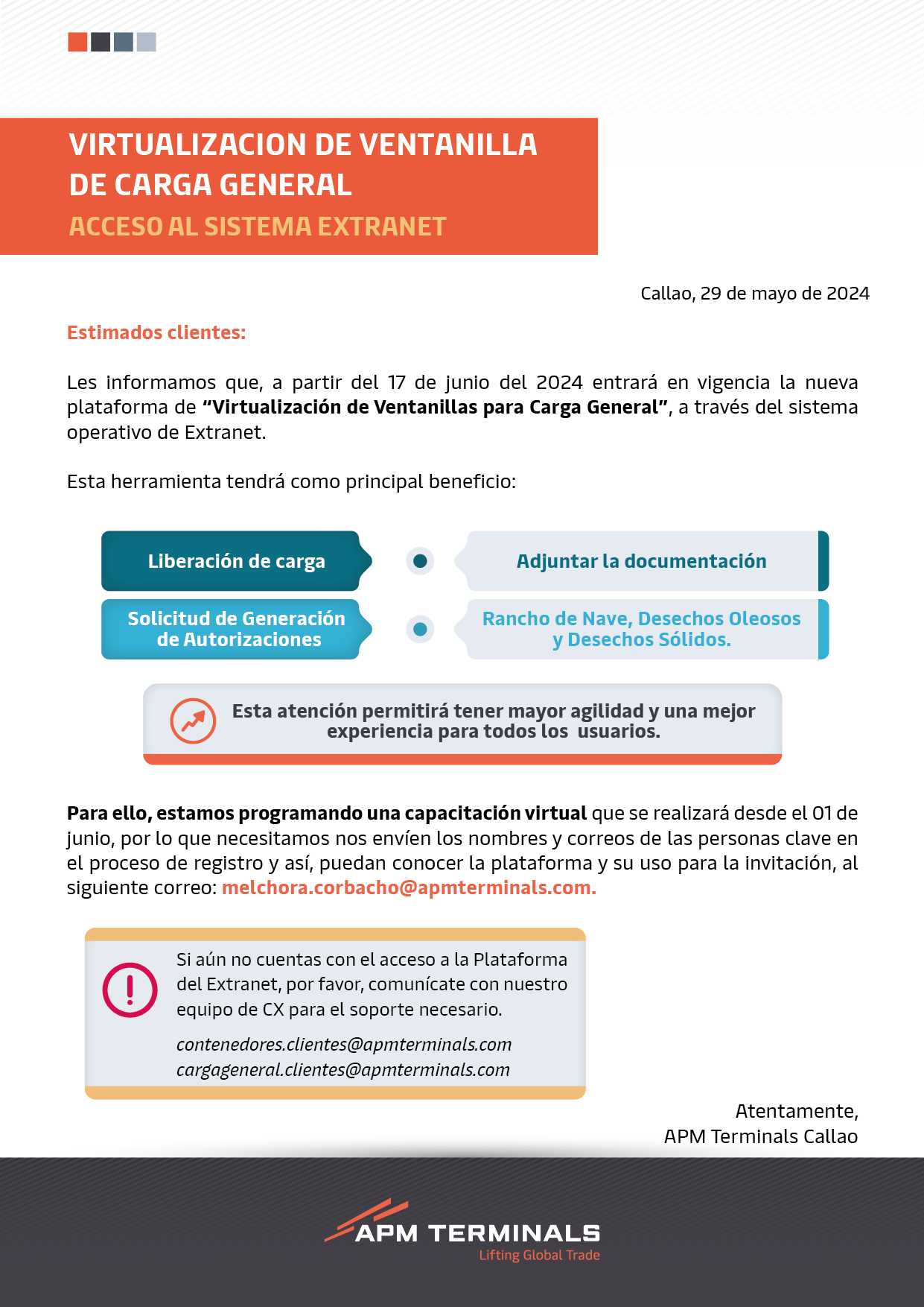 Virtualizacion De Ventanillas de Carga General
