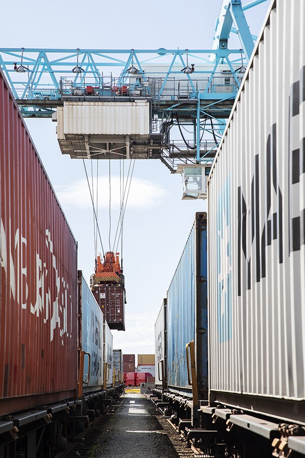 APM Terminals Gothenburg - Helsingborg rail shuttle