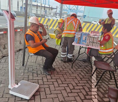 APM Terminals Moín Feria de salud para transportistas