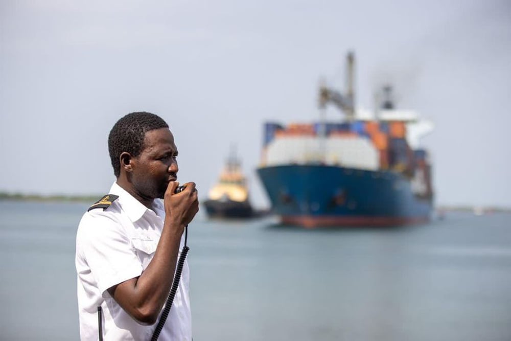 Sam Jabbah Liberia's first Marine Captain