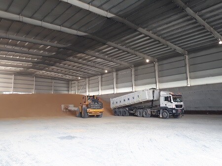 Agricultural bulk terminal